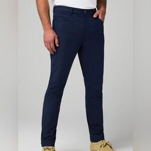NWT, Fabletics, The Don 5-Pocket Pant (Slim Fit), Deep Navy, 42x34